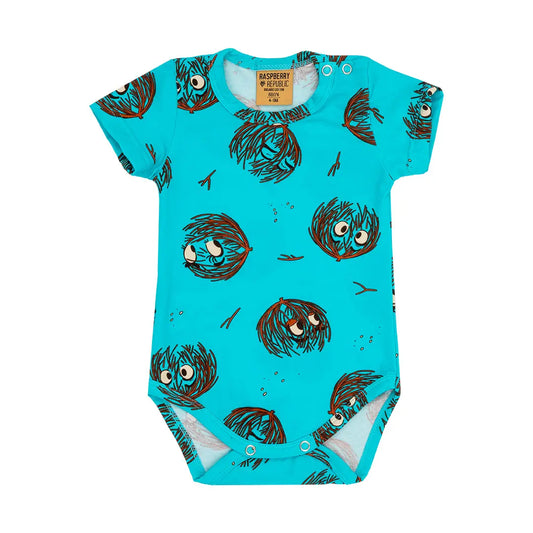 Short-sleeved baby bodysuit - Tumbleweed