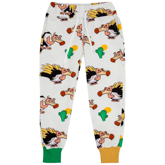 Children's sweatpants - Desert Vulture White
