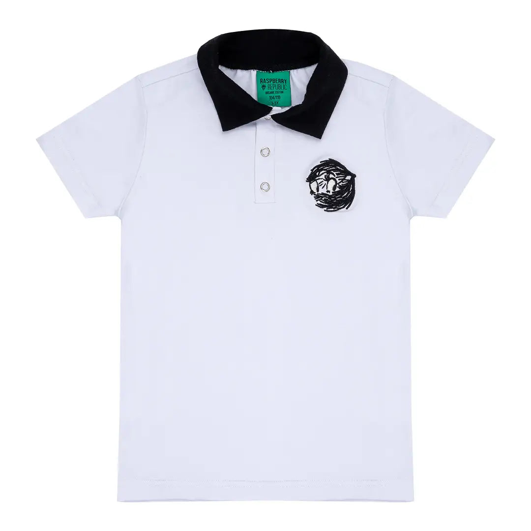 Children's short-sleeved polo shirt - Tumbleweed