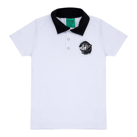 Children's short-sleeved polo shirt - Tumbleweed