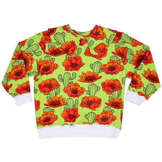 Bluza dziewczęca z kołnierzykiem - Opuncja