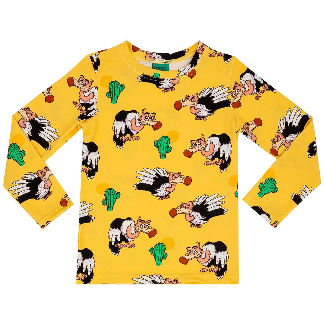 Children's Long Sleeve T-Shirt - Desert Vulture Yellow