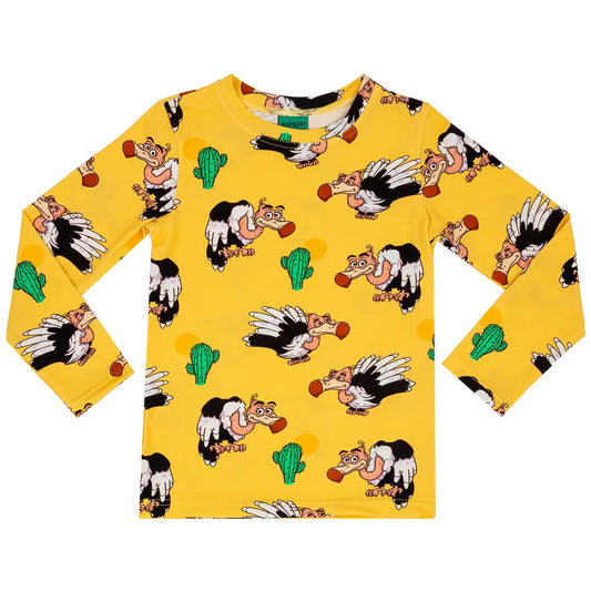 Children's Long Sleeve T-Shirt - Desert Vulture Yellow