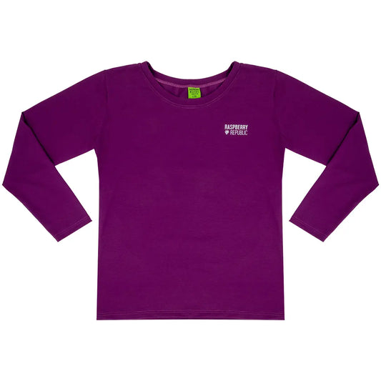 Colorful Women's Long Sleeve T-Shirt - Purple Basic