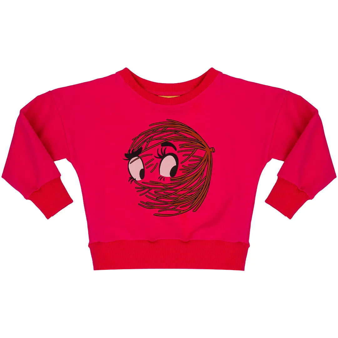 Children's oversize sweatshirt - Tumbleweed Pink