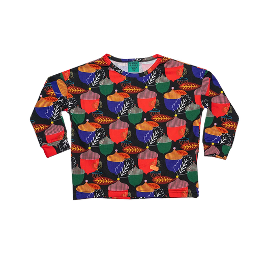 Koszulka dziecięca z długim rękawem - Żołędzie