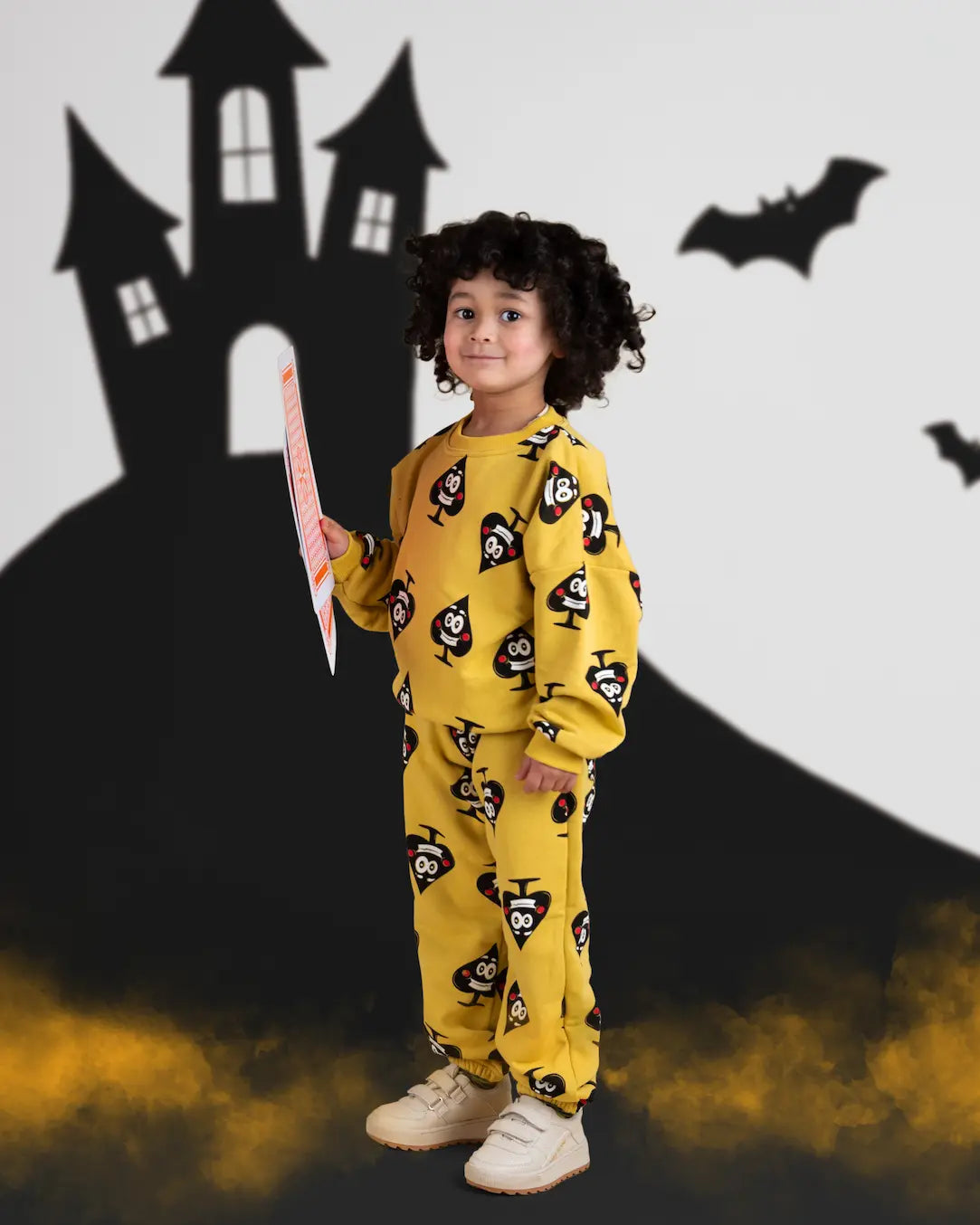 Oversized children's sweatshirt - Ace of Spades Gold