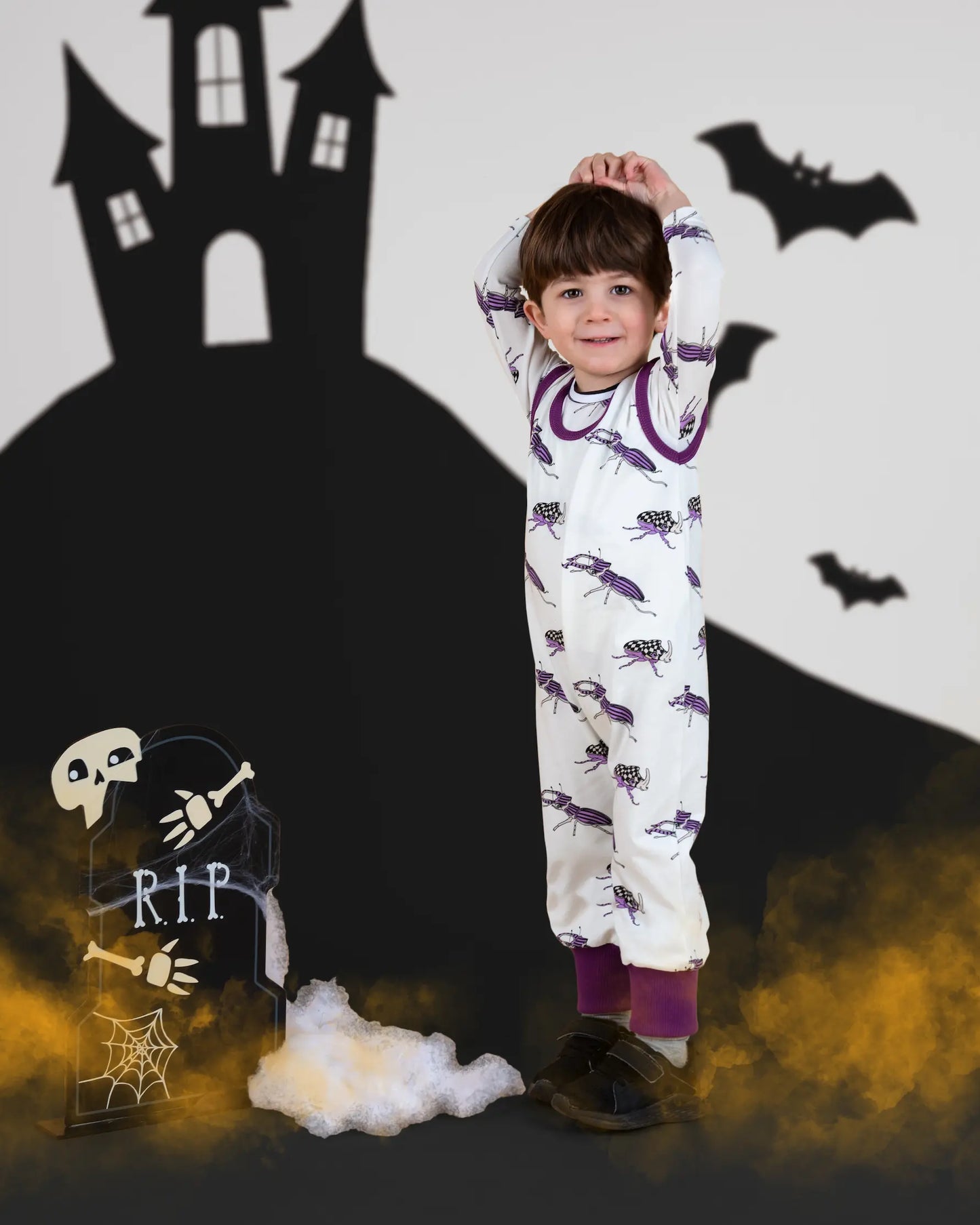 Children's dungarees - Beetle Bug