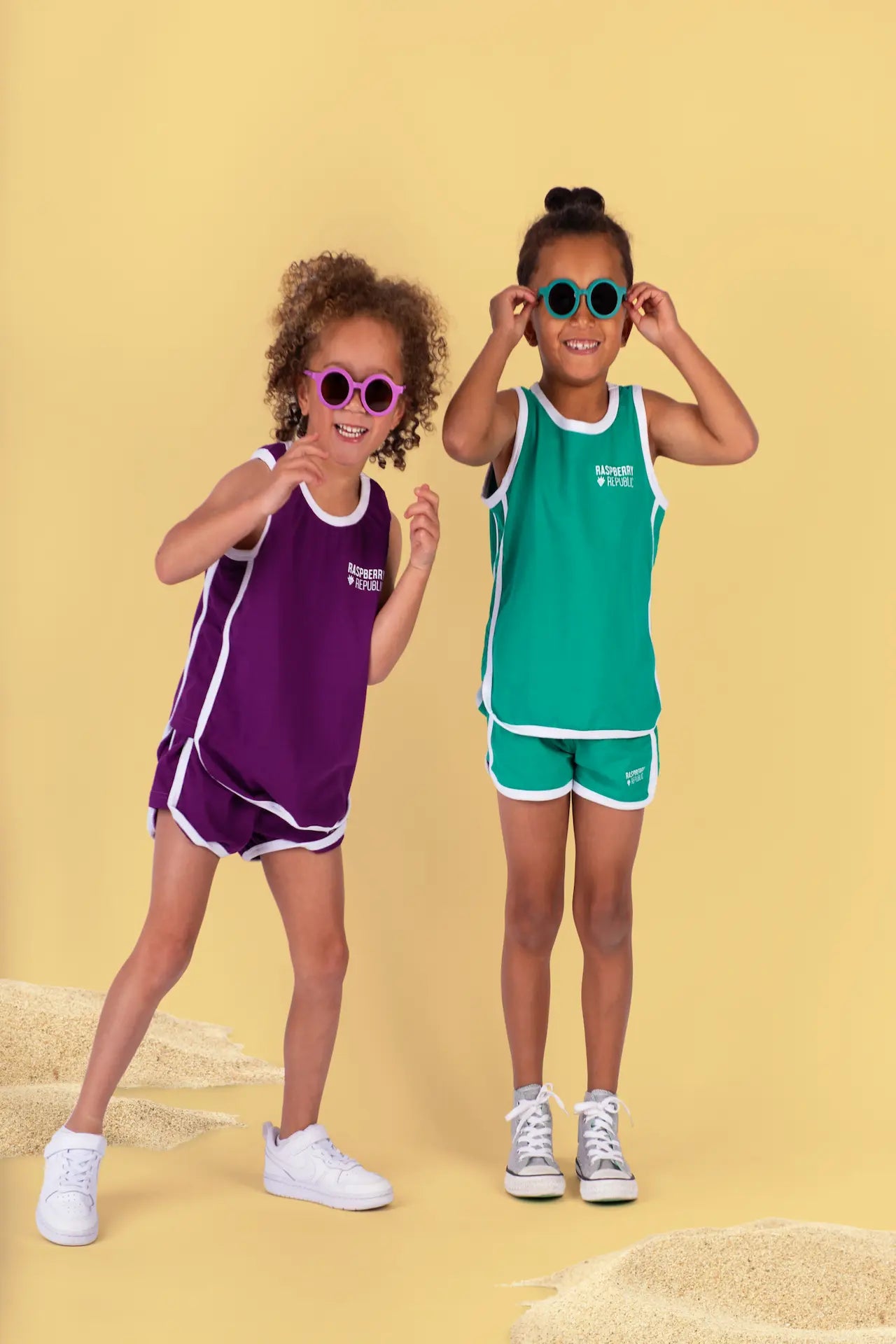 Children's Shorts - Basic Green