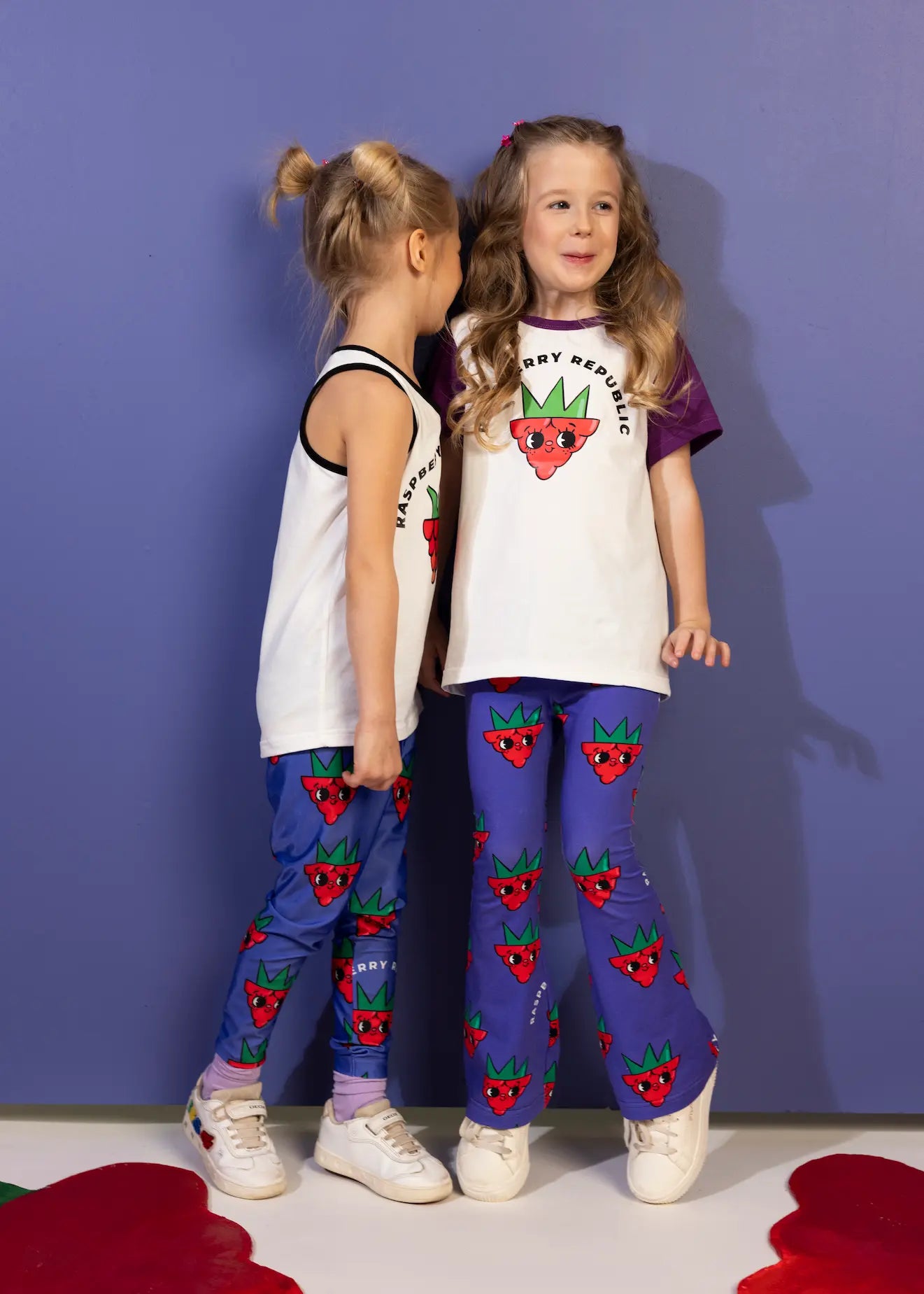 Girls Flares - Raspberry Love Purple