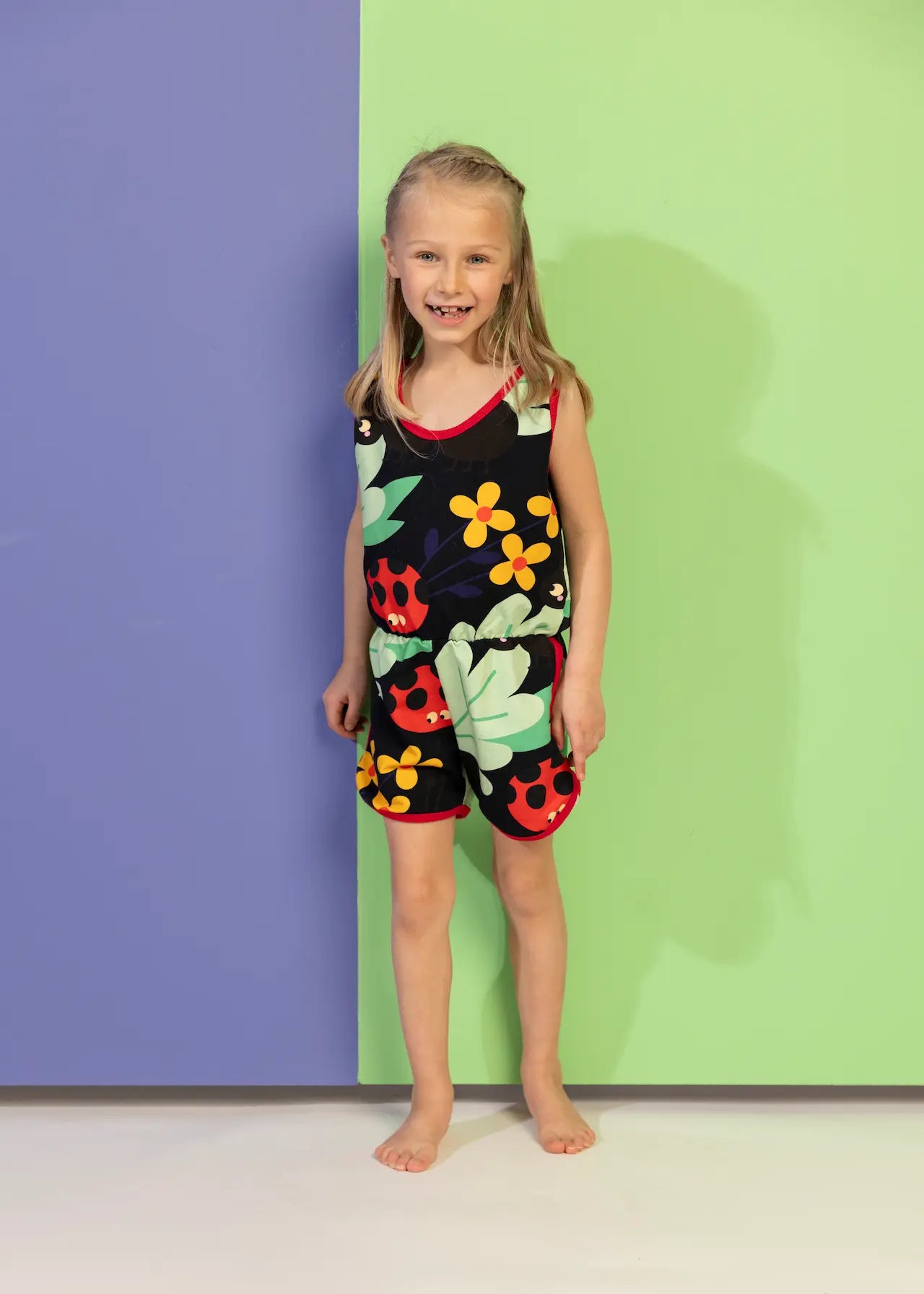 Girls sports rompers - Anthill Black