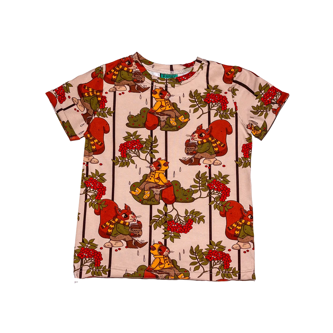 Koszulka dziecięca z krótkim rękawem - Wiewiórka
