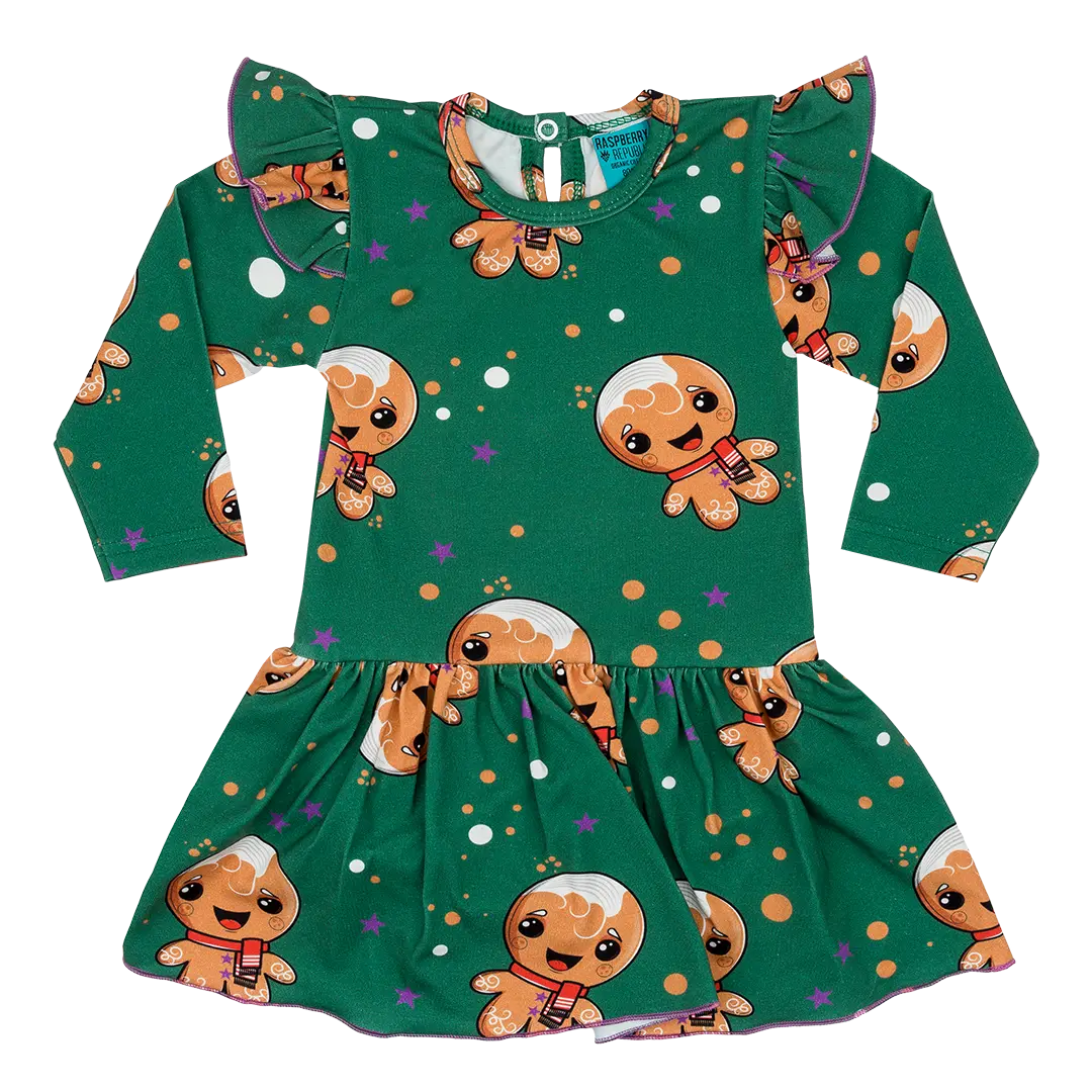 Baby bodysuit with long sleeves and skirt - Hello Ginger!