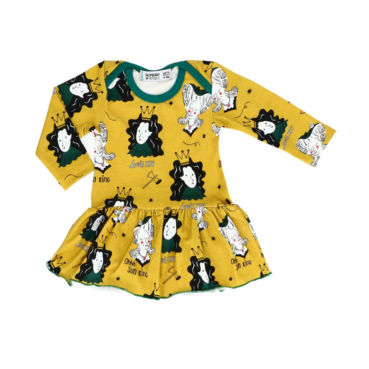 Baby bodysuit with long sleeves and skirt - Sacrebleu!