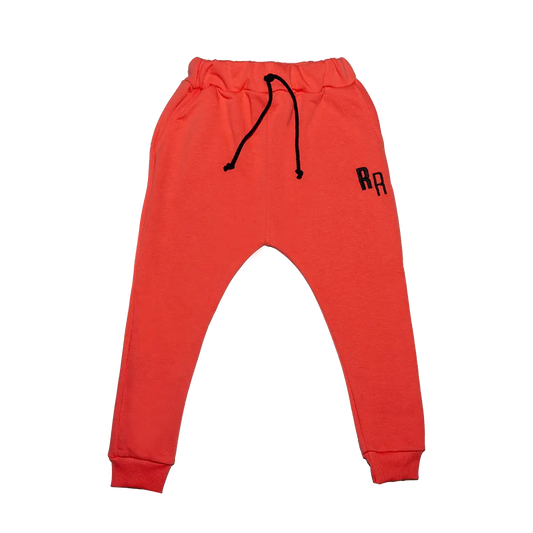 Spodnie dresowe dziecięce - Koral