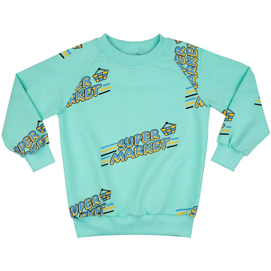Children's sweatshirt - Supermarket Mint