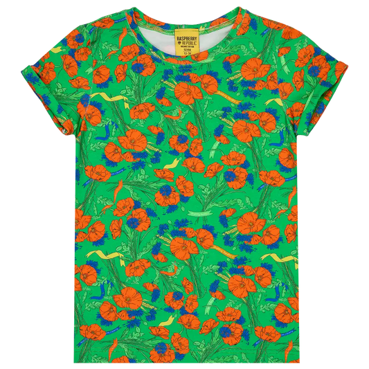 Children's short-sleeved T-shirt - Wildflowers