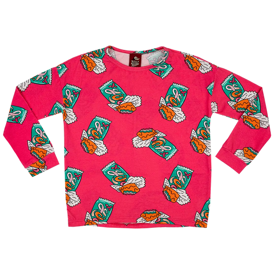 Children's long-sleeved T-shirt - Candy Bar Pink