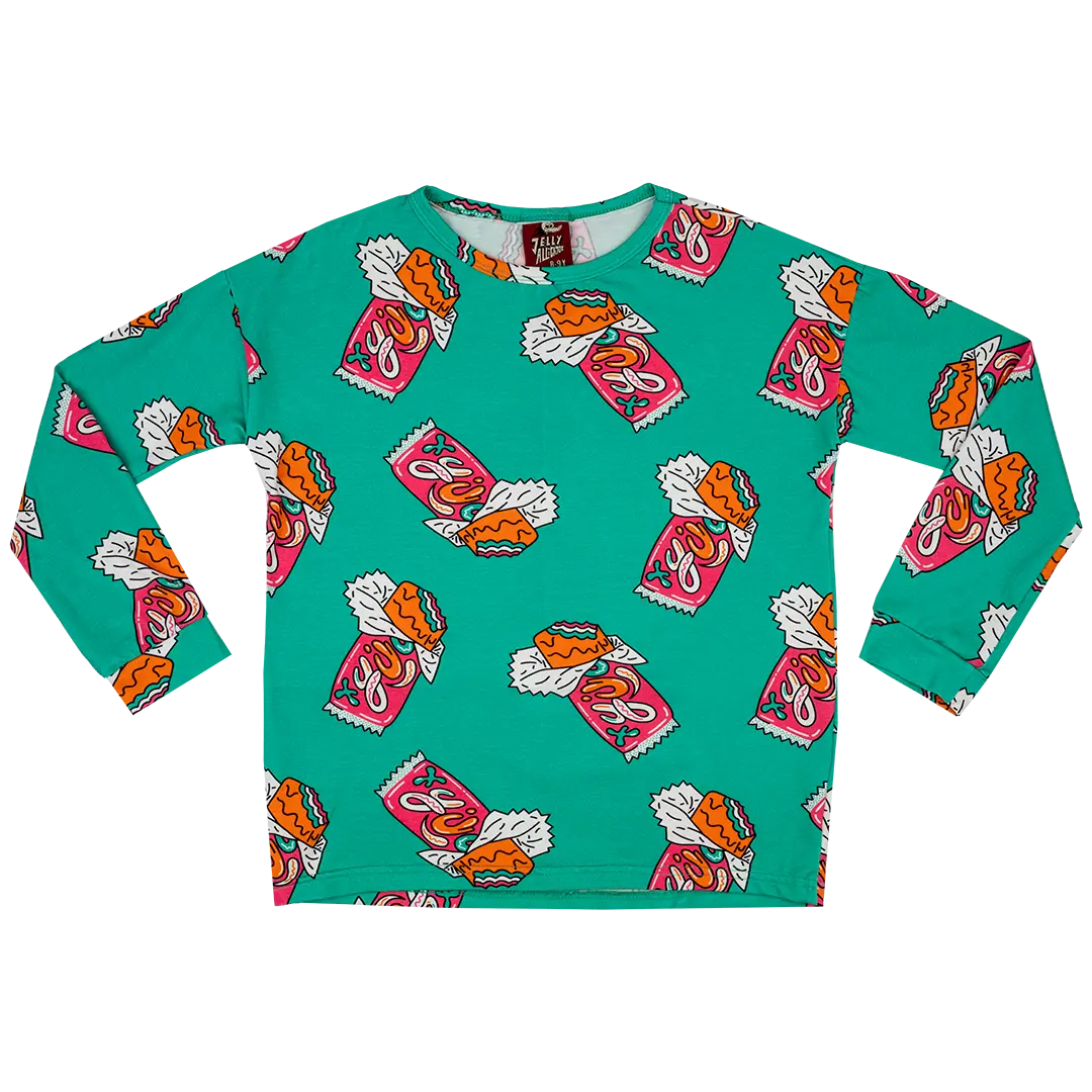 Children's long-sleeved T-shirt - Candy Bar Mint